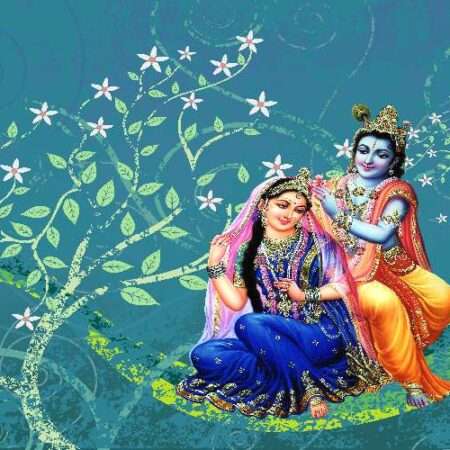 Premium Quality Lord Krishna God Wallpaper | Custom Wall Covering Design - 12