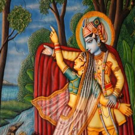 Premium Quality Lord Krishna God Wallpaper | Custom Wall Covering Design - 26