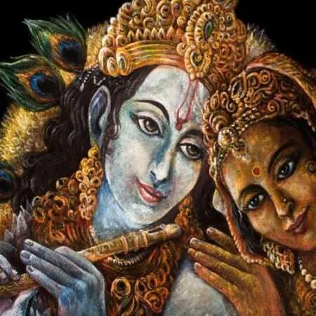 Premium Quality Lord Krishna God Wallpaper | Custom Wall Covering Design - 42
