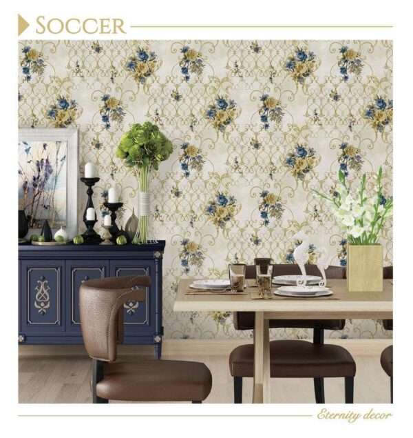 Refresh Your Space with Premium Imported Wallpaper - Non-Woven Quality Soccer- 31 Pattern