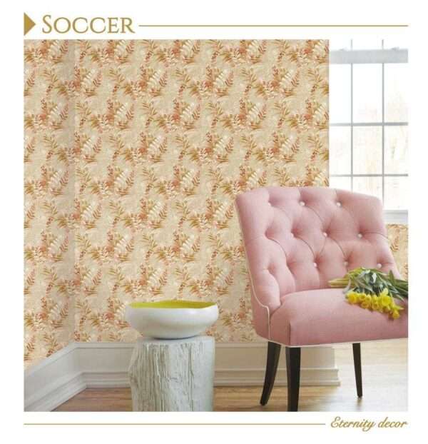 Refresh Your Space with Premium Imported Wallpaper - Non-Woven Quality Soccer- 39 Pattern