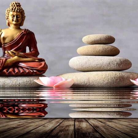 Print on Demand 3D Customized Buddha Wallpaper –15