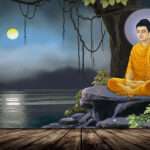 Print on Demand 3D Customized Buddha Wallpaper – 01