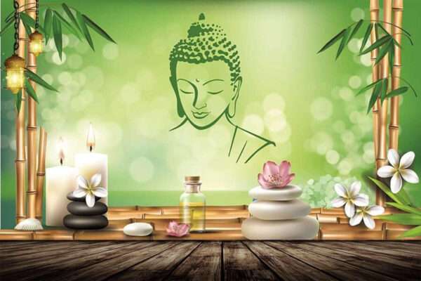 Print on Demand 3D Customized Buddha Wallpaper –16