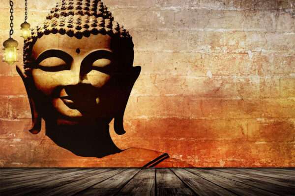 Print on Demand 3D Customized Buddha Wallpaper –04