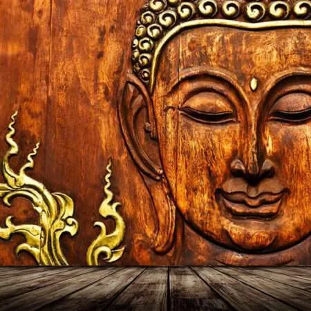 Print on Demand 3D Customized Buddha Wallpaper – 08