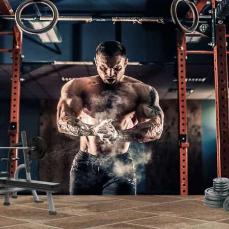 print on demand 3D customized gym wallpaper -15