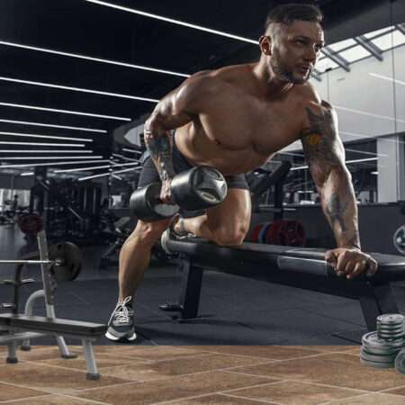 print on demand 3D customized gym wallpaper -16