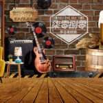 print on demand 3D customized wallpaper design for shop, restaurant, Hotel - 06