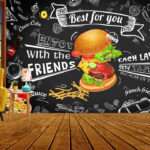 print on demand 3D customized wallpaper design for shop, restaurant, Hotel - 08