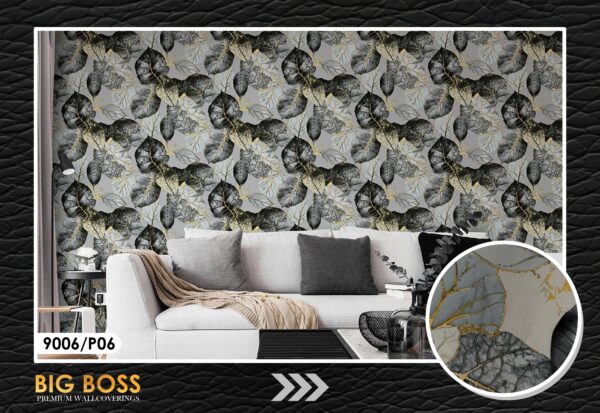 Imported Big Boss Wave Texture Wallpaper – Premium Wallcovering 9006 - Image 3