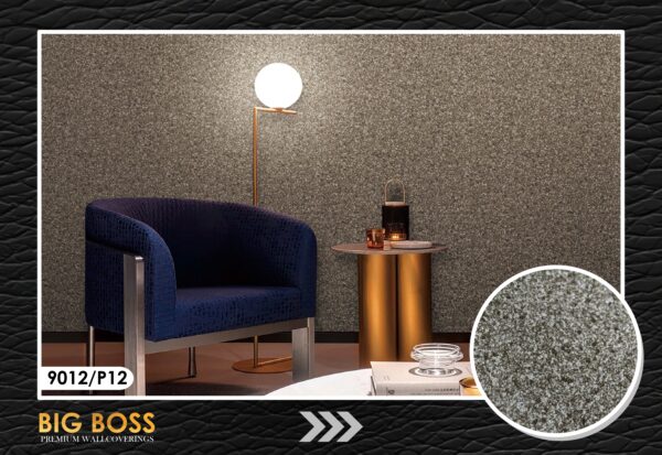 Imported Big Boss Fabric Texture Wallpaper – Premium Wallcovering 9012 - Image 2