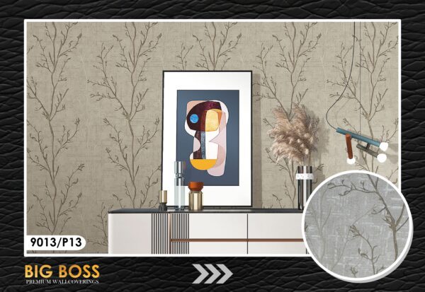 Imported Big Boss Vertical Line Texture Wallpaper – Premium Wallcovering 9013 - Image 2