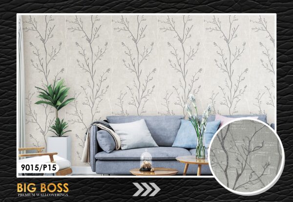 Imported Big Boss Marble Gloss Texture Wallpaper – Premium Wallcovering 9015 - Image 4