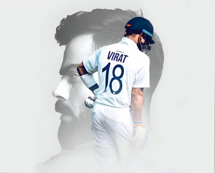 Champion’s Wall – 3D Customized Virat Kohli Wall Covering | Premium Non-Woven Print - Image 3