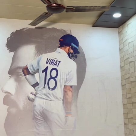 virat kholi wall covering