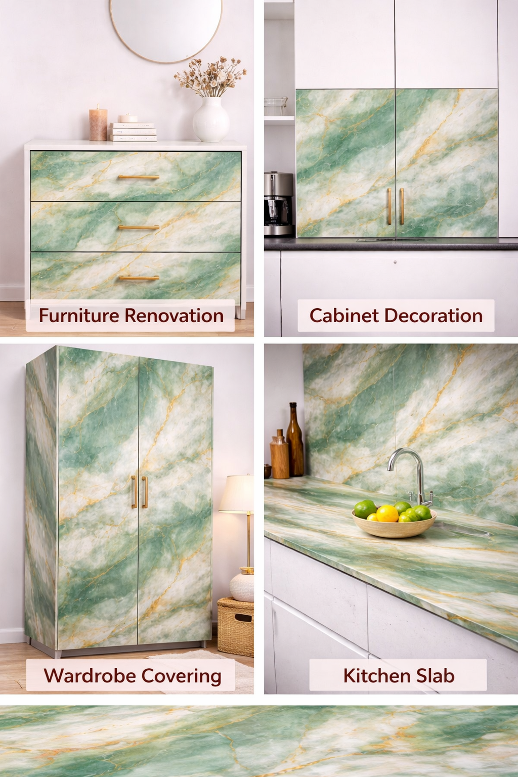 Self Adhesive Marble Wallpaper