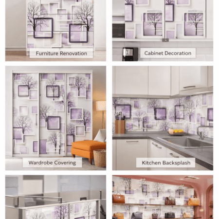 Purple Wallpaper Roll